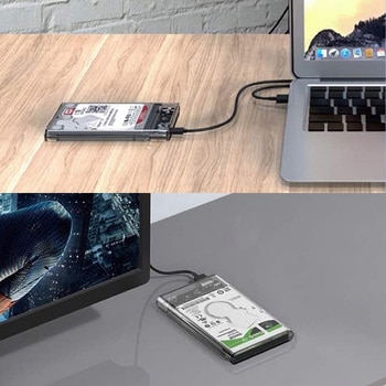 2.5インチ HDD/SSDケース クリアタイプ ORICO