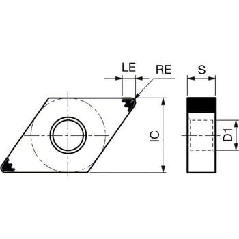 チップ 4QS-DNGG-HP タンガロイ