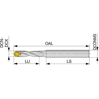 刃先交換式ドリル TID-R L/D=3 タンガロイ