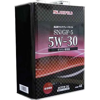 5W-30 エンジンオイル SN/GF5 1缶(4L) レイクフィールド 【通販