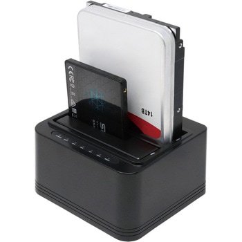 クローン対応 USB3.2Gen1 HDD/SSDスタンド アイネックス