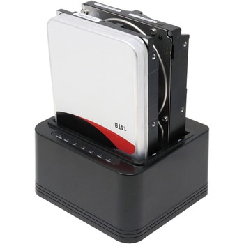 クローン対応 USB3.2Gen1 HDD/SSDスタンド アイネックス