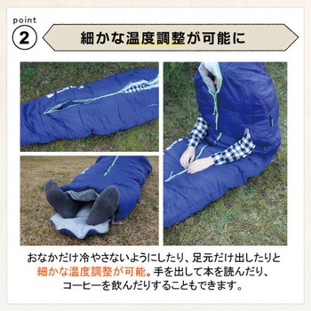 ふわ暖 防災寝袋 マミー型-15℃ センタージッパー Bears Rock