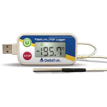 液体窒素用 USB PDFリユーザブルデータロガー 3mケーブル DeltaTRAK