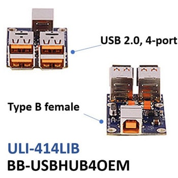 産業用BB-USBHUB4OEM 4ポートUSB2.0ハブOEMモジュール Advantech(アドバンテック)