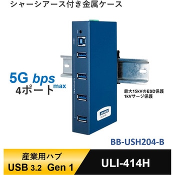 USB 2.0/USB 3.2 Gen ハブ【産業用4・5・7ポート】 Advantech(アドバンテック)