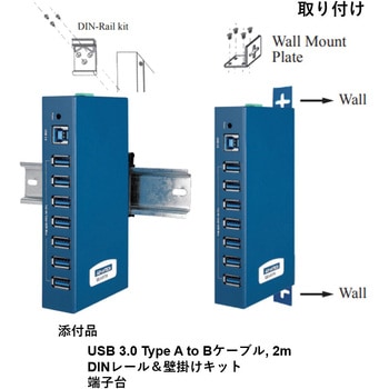 USB 2.0/USB 3.2 Gen ハブ【産業用4・5・7ポート】 Advantech(アドバンテック)