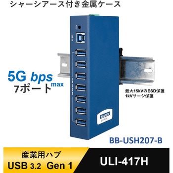 USB 2.0/USB 3.2 Gen ハブ【産業用4・5・7ポート】 Advantech(アドバンテック)