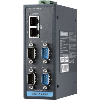 (1/2/4ポート)シリアルデバイスサーバ【DINレール取付】 Advantech(アドバンテック)