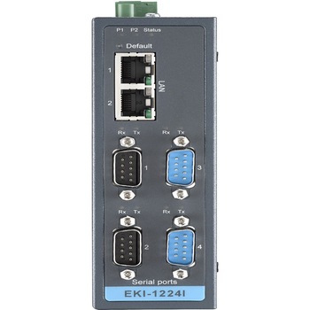 (1/2/4ポート)シリアルデバイスサーバ【DINレール取付】 Advantech(アドバンテック)