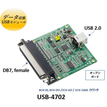 USB データ収集I/Oモジュール(DAQ) Advantech(アドバンテック)
