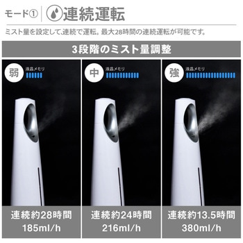 超音波加湿器 タワー型 リモコン付き 5.2L 大河商事