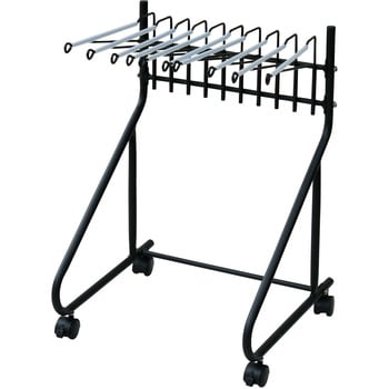 RSL-10(BK4) �X���b�N�X�n���K�[���b�N �X�C���O�� �L���X�^�[�t�� YAMAZEN(�R�P) ���[�{��10�{ �u���b�N�F  1�� 75106615