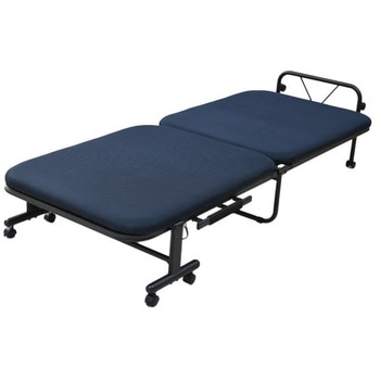 COM-1(WNV/BK) 折りたたみベッド シングル 1台 YAMAZEN(山善) 【通販