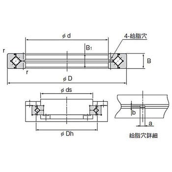 RE3010UUCC0 クロスローラーリングRE形(内輪分割形)両側シール付 1個