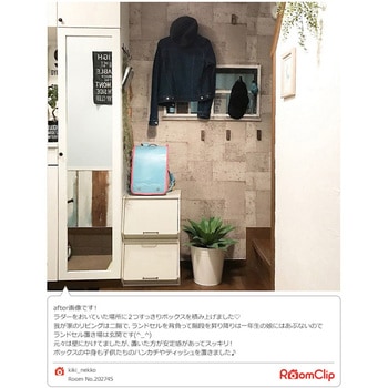 おうちすっきり収納ボックス フタ付き YAMAZEN(山善)