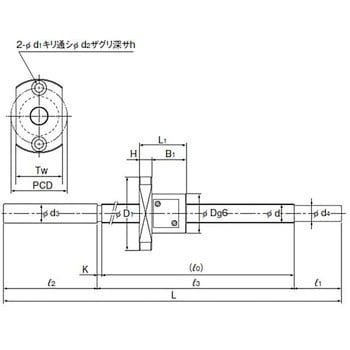 精密ボールネジ(MBF形) THK