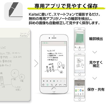 メモパッドクリーンノート Kaite2S カイテツーエス プラス(文具)