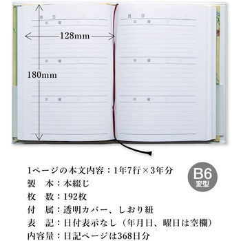3年自由日記 日本ノート