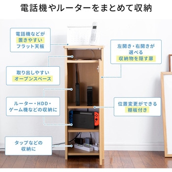 ケーブル&タップ収納ボックス サンワダイレクト