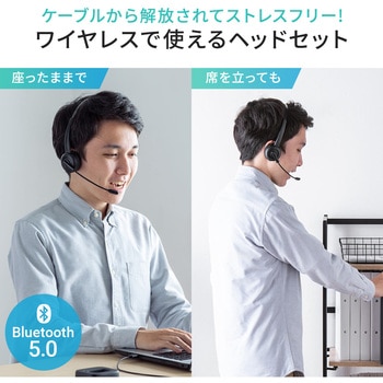 モノラルヘッドセット サンワダイレクト