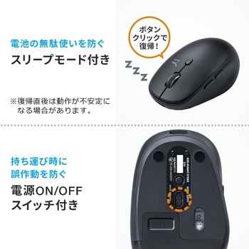 ブルーLEDマウス サンワダイレクト