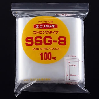 ユニパックSS(チャック付ポリ袋)ストロングタイプ セイニチ(生産日本社)