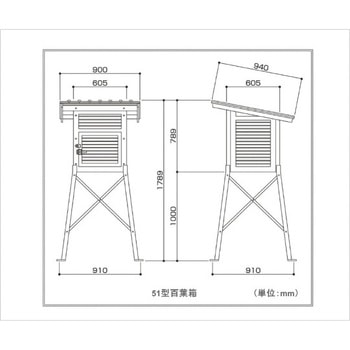 51型百葉箱 安藤計器製工所