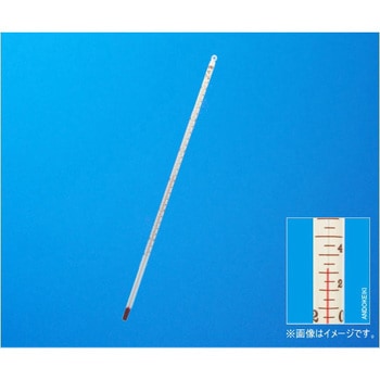 赤液精密棒状温度計 全没 安藤計器製工所