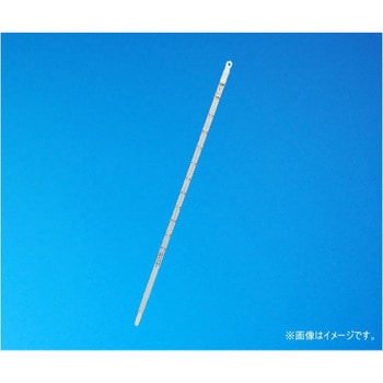 無色液棒状温度計 1℃ 全没 1-23シリーズ 安藤計器製工所