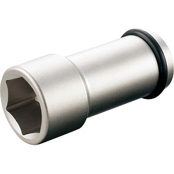 インパクト用ロングソケット(無電解ニッケルメッキ) TONE トネ (前田金属工業)