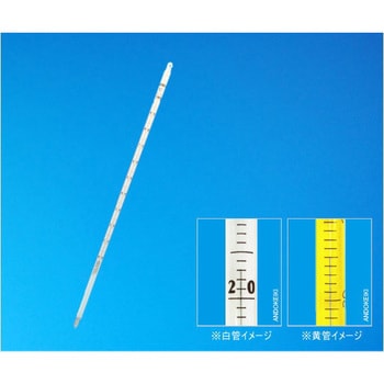 水銀棒状温度計 黄 1-29シリーズ 安藤計器製工所