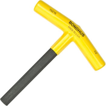 全長6インチ(152mm)六角T-ハンドル BONDHUS