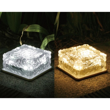 GW-GS102 �K���X�u���b�N�\�[���[���C�g �ؑ֎�(�����F/�d���F) GW�\�[���[ ���@104�~104�~53mm  GW-GS102 75166081