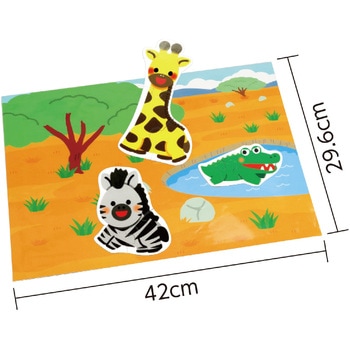 どうぶつパズル エンジョイシート付 アーテック