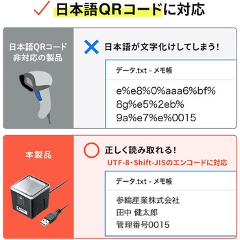 バーコードリーダー サンワサプライ
