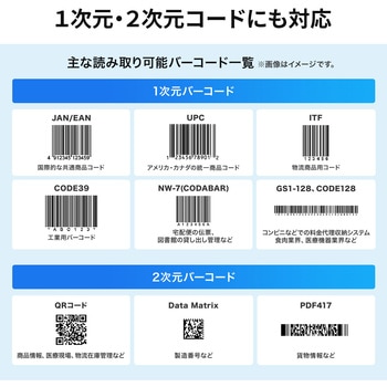 バーコードリーダー サンワサプライ