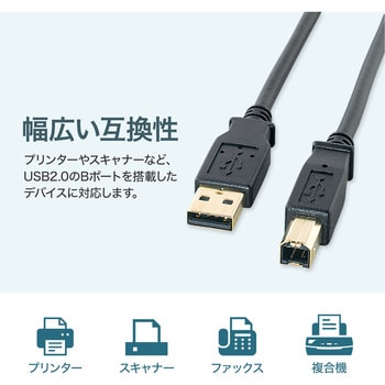 KU20-5BKHK2 USBケーブル 1本 サンワサプライ 【通販モノタロウ】