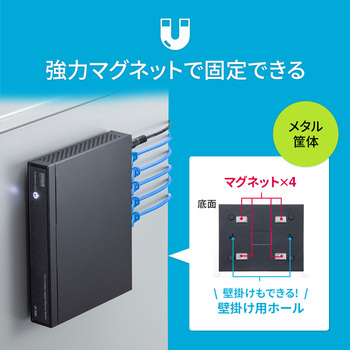 スイッチングハブ サンワサプライ