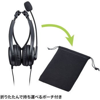 ヘッドセット サンワサプライ