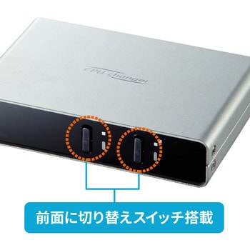 SW-KVM2LUN2 パソコン自動切替器 1個 サンワサプライ 【通販モノタロウ】