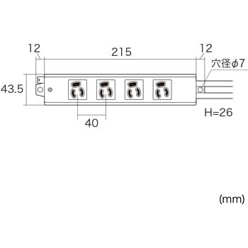 TAP-5431MGN2-10 電源タップ 1本 サンワサプライ 【通販サイトMonotaRO】