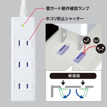 電源タップ サンワサプライ