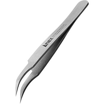 高精度ステンレスピンセット SUS304 先細鷲型 ANEX