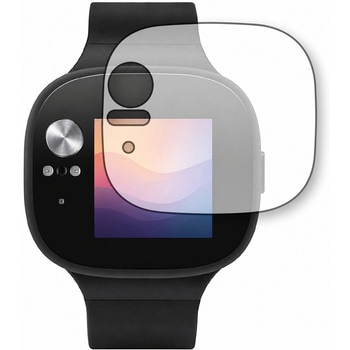 液晶保護フィルム ASUS VivoWatch BP (HC-A04) 対応 高硬度9H ブルーライトカット反射防止 互換品 メディアカバーマーケット