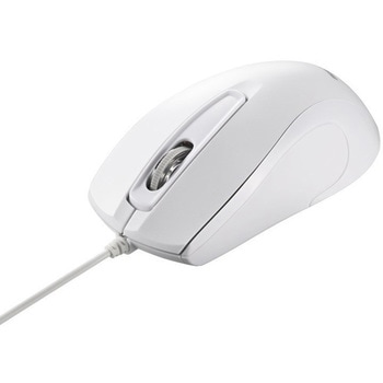 3ボタン 有線 BlueLED 高耐久 抗菌 マウス ホワイト BUFFALO(バッファロー)