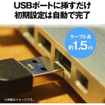3ボタン 有線 BlueLED 高耐久 抗菌 マウス ホワイト BUFFALO(バッファロー)