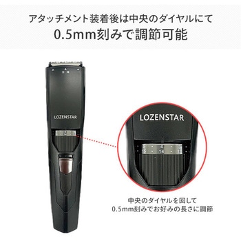グルーミングトリマー ロゼンスター(LOZENSTAR)