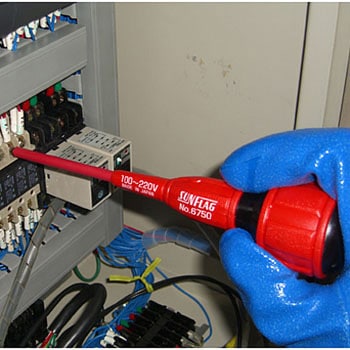 電工用ドライバー サンフラッグ(新亀製作所)