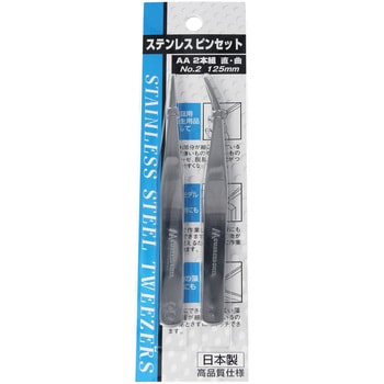 CRAFT HOUSE ステンピンセットAA 2本組 与板利器工業